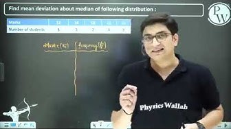 Video thumbnail for statistics lecture 3 by sachin sir arjuna batch physwallah //#physicswallah #nothingphone1
