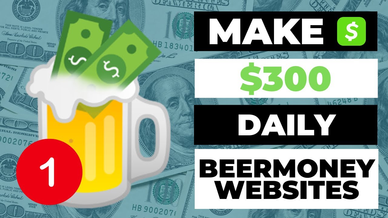 Video thumbnail for 10 Best Making Money Beermoney Websites & Apps in 2022 (Part 1)