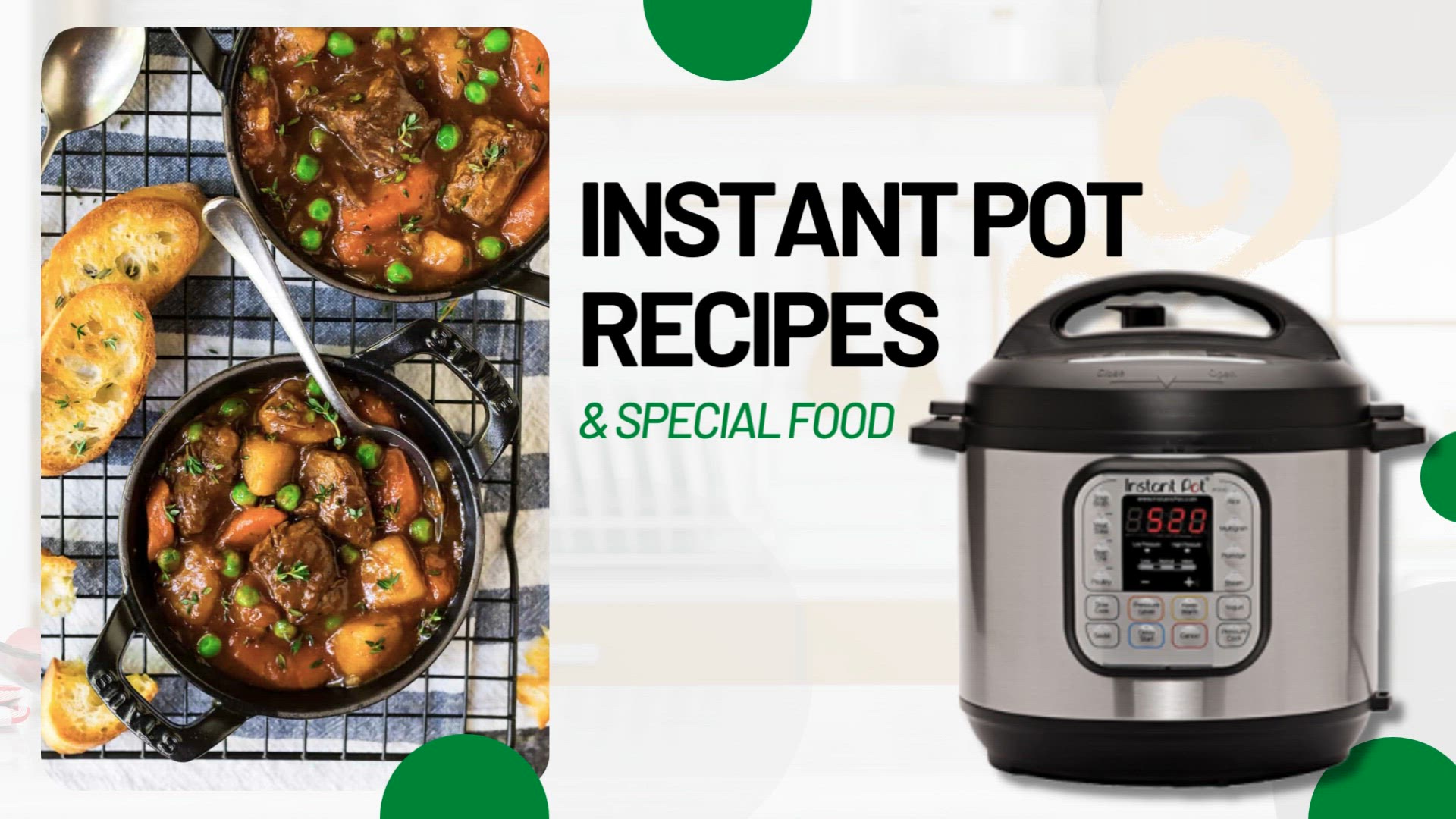 'Video thumbnail for Instant Pot Recipe  Beef Stew'
