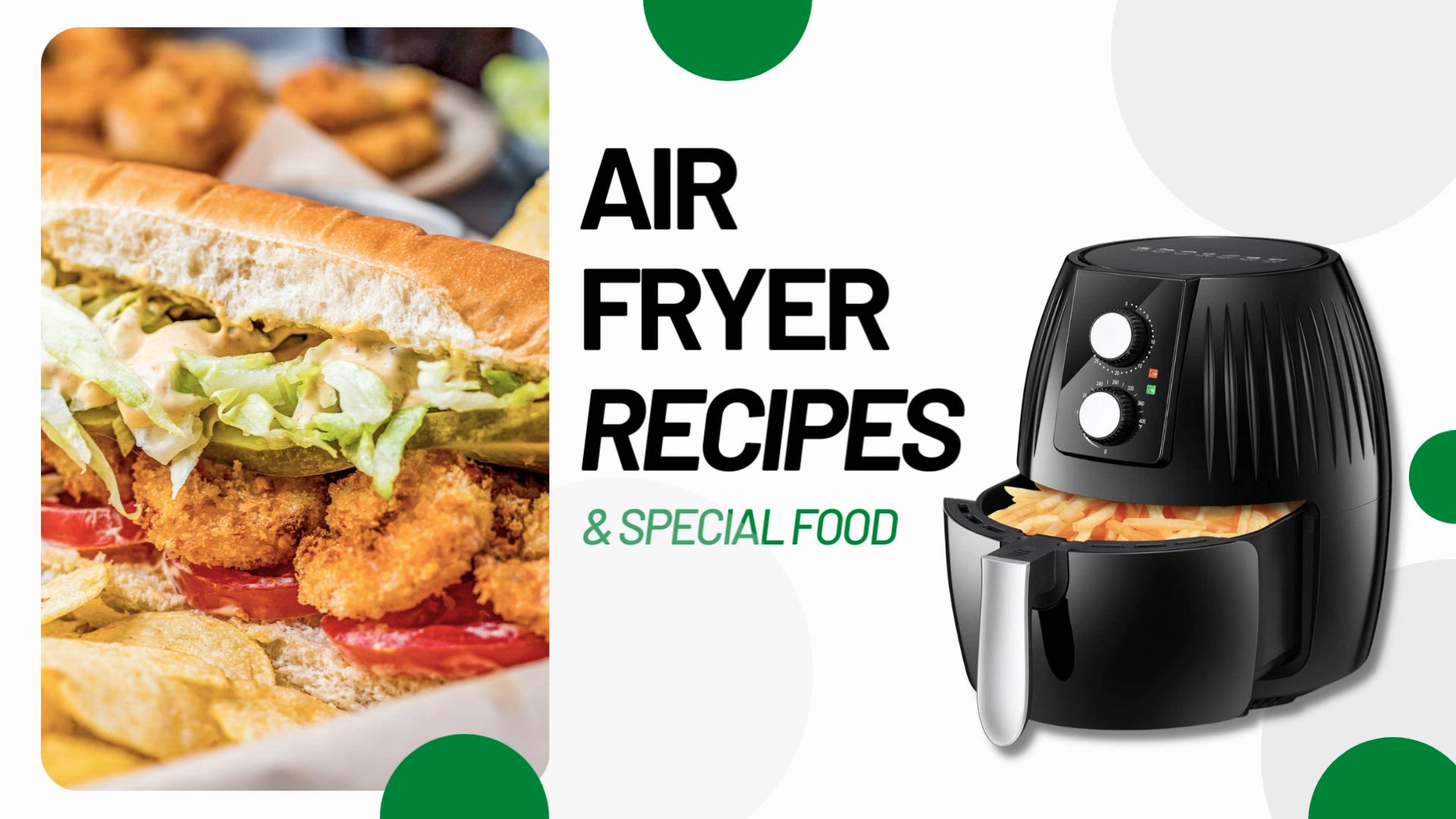 'Video thumbnail for Air Fryer Recipe - Shrimp Po’ Boy Sandwich'