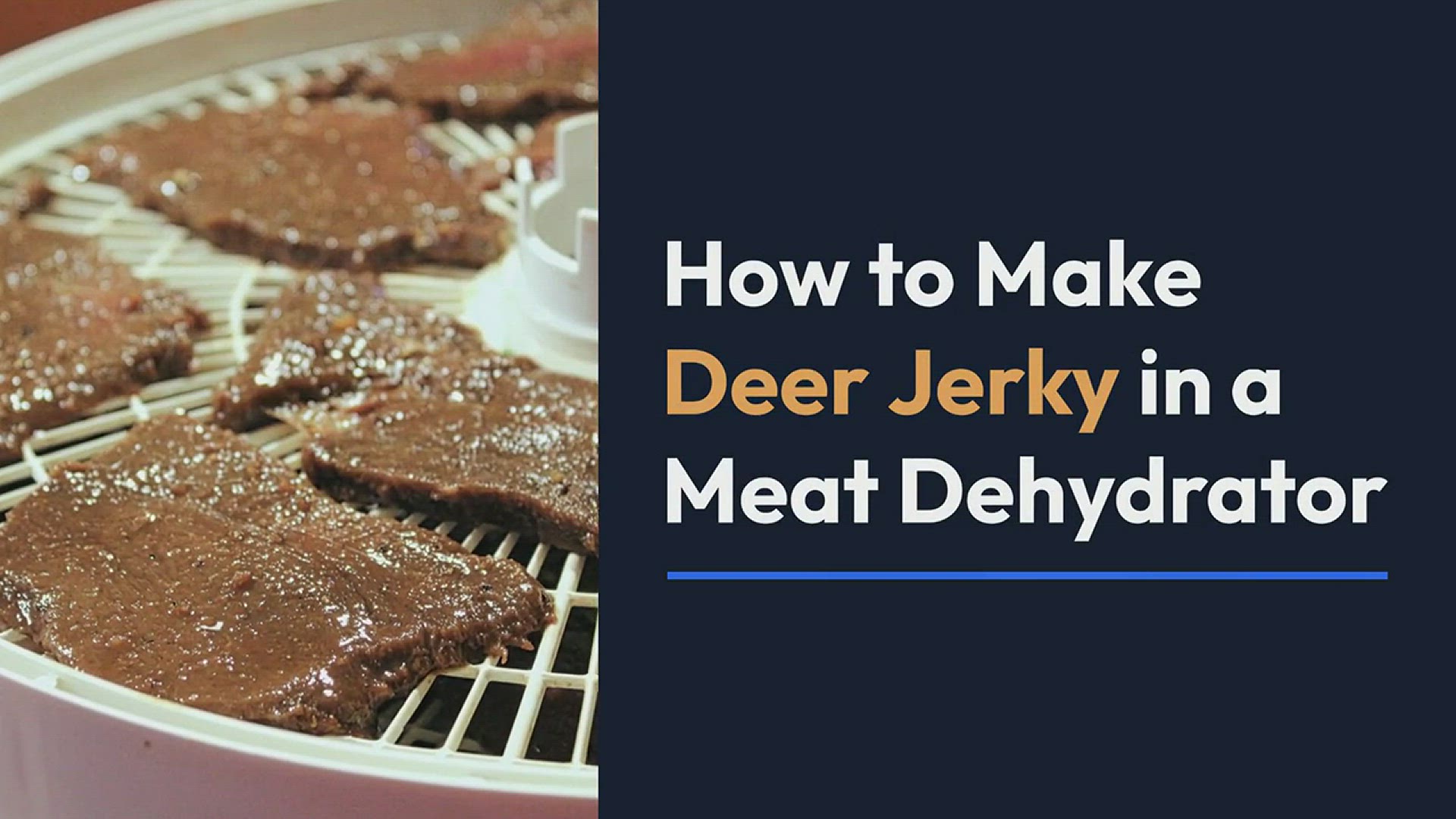 Bourbon Deer Jerky – Recipe and Drying Tips – Venison Thursday