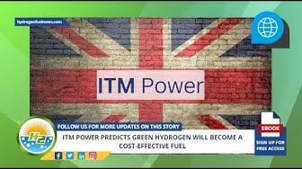 'Video thumbnail for ITM Power predicts green hydrogen will become a cost effective fuel'