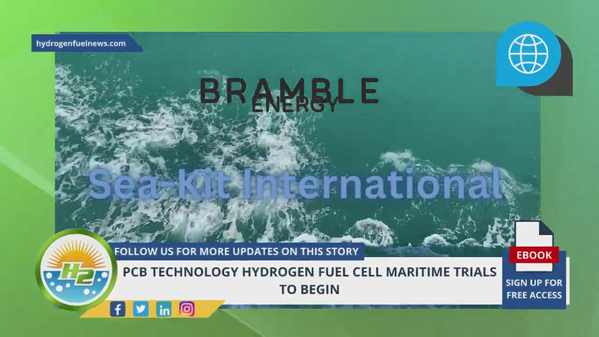 'Video thumbnail for PCB technology hydrogen fuel cell maritime trials to begin'