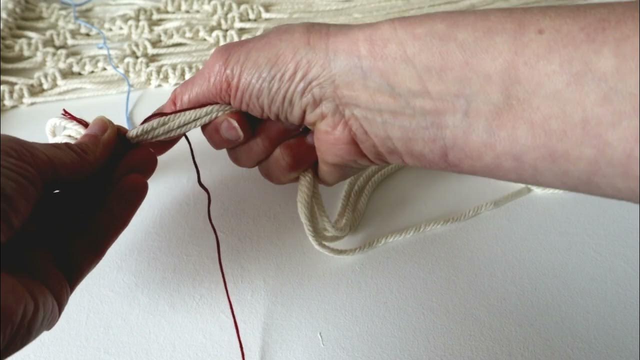 Video thumbnail for Nœud coulant pour macramé