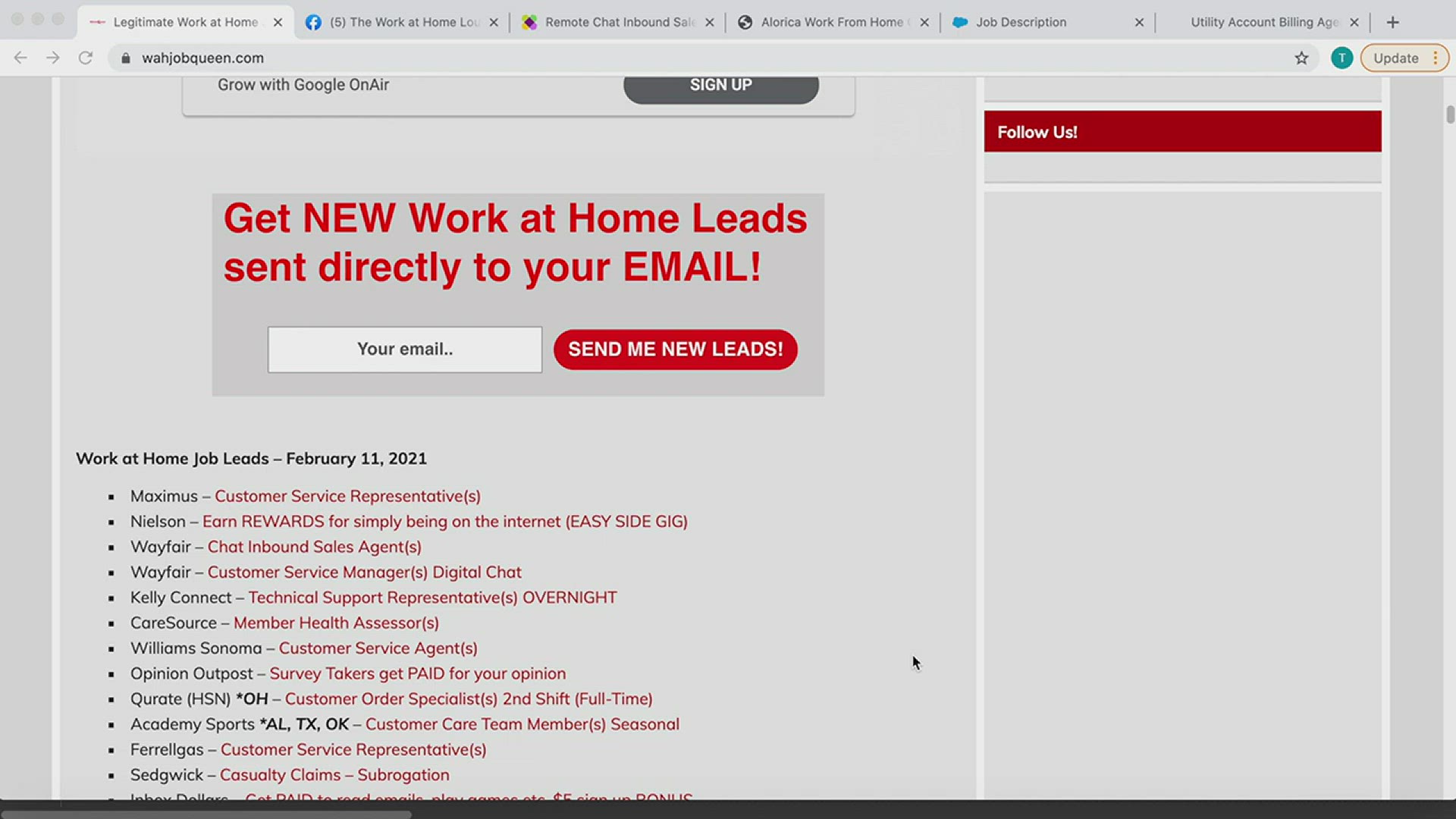 Easy Hire Work When You Want 20 1099 Work From Home Jobs Two