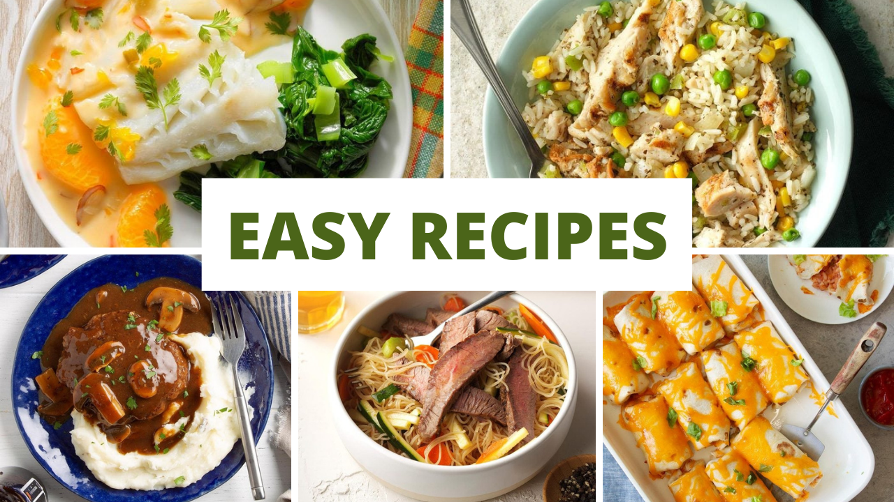 Video thumbnail for easy recipes