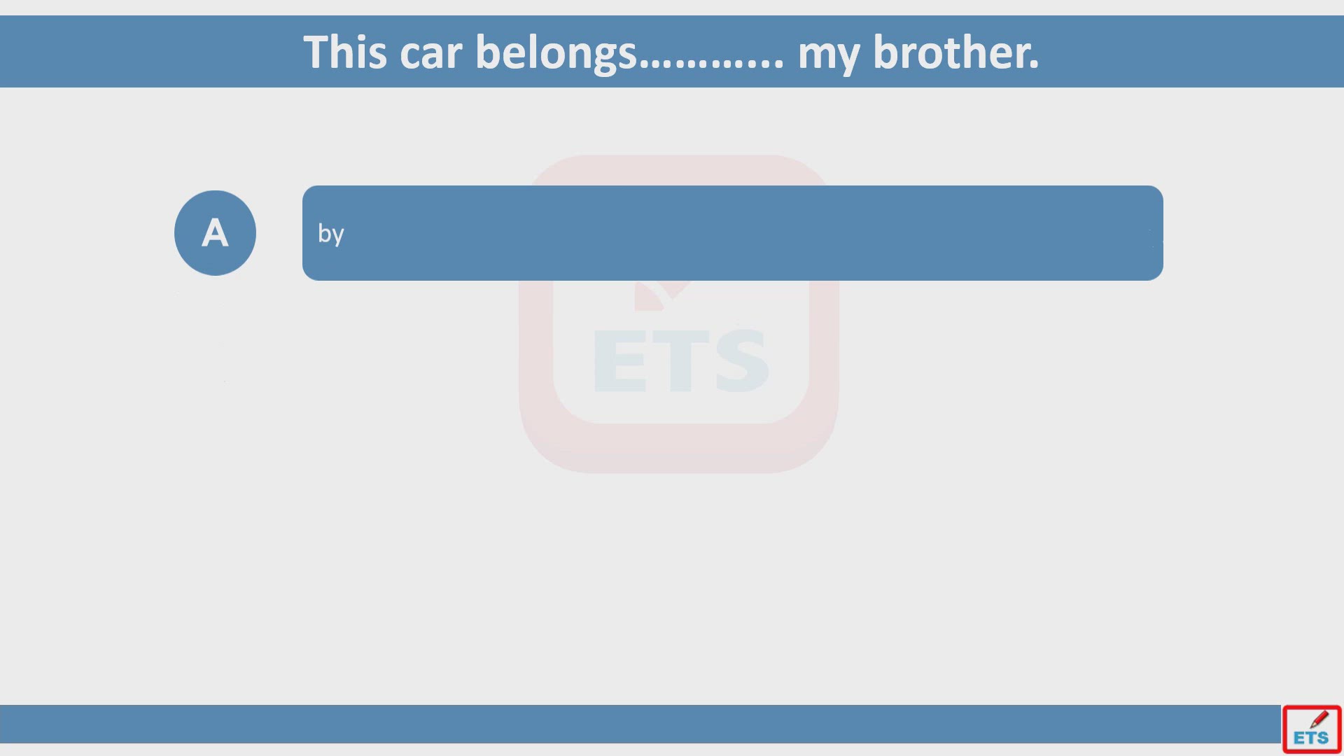 'Video thumbnail for English Prepositions: Belong to, Wait for, Succeed in, Listen to, Aim at, Care for, Complain with'