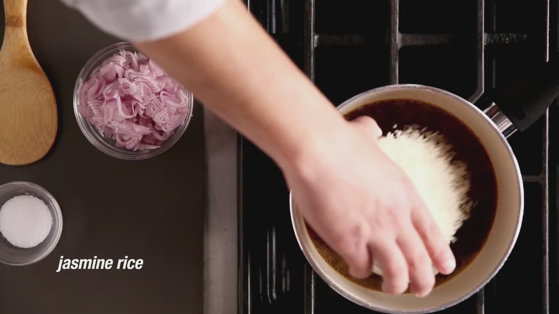 'Video thumbnail for Coconut Poached Salmon with Rice'