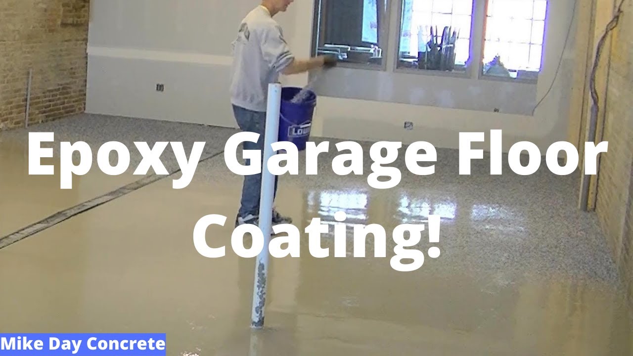 'Video thumbnail for Epoxy Garage Floor Coating used for a Brewery Floor (DIY epoxy floor)'