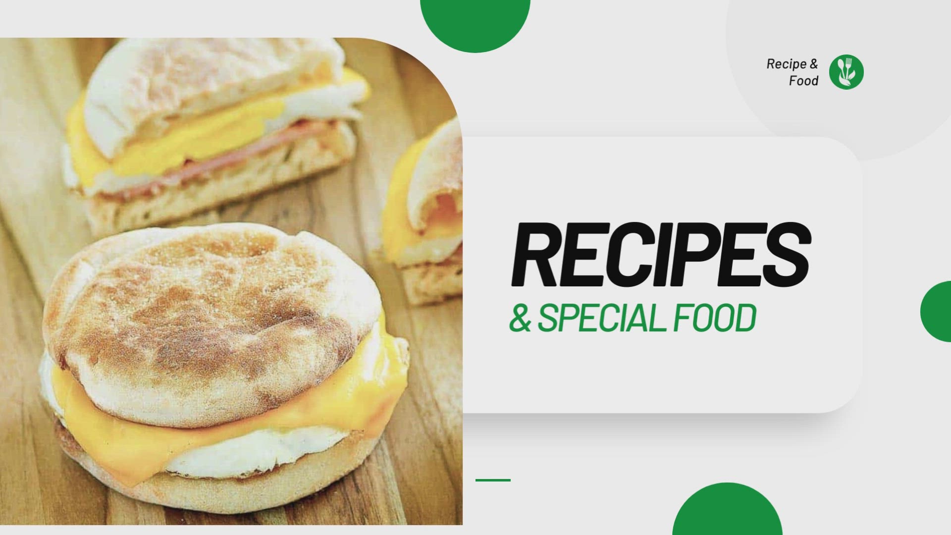Meal Card: Sausage Egg Sandwiches – Recette Magazine