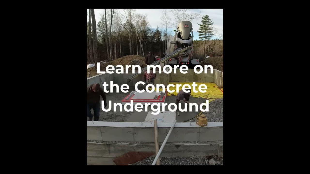 'Video thumbnail for SATISFYING Pour Concrete! #shorts'