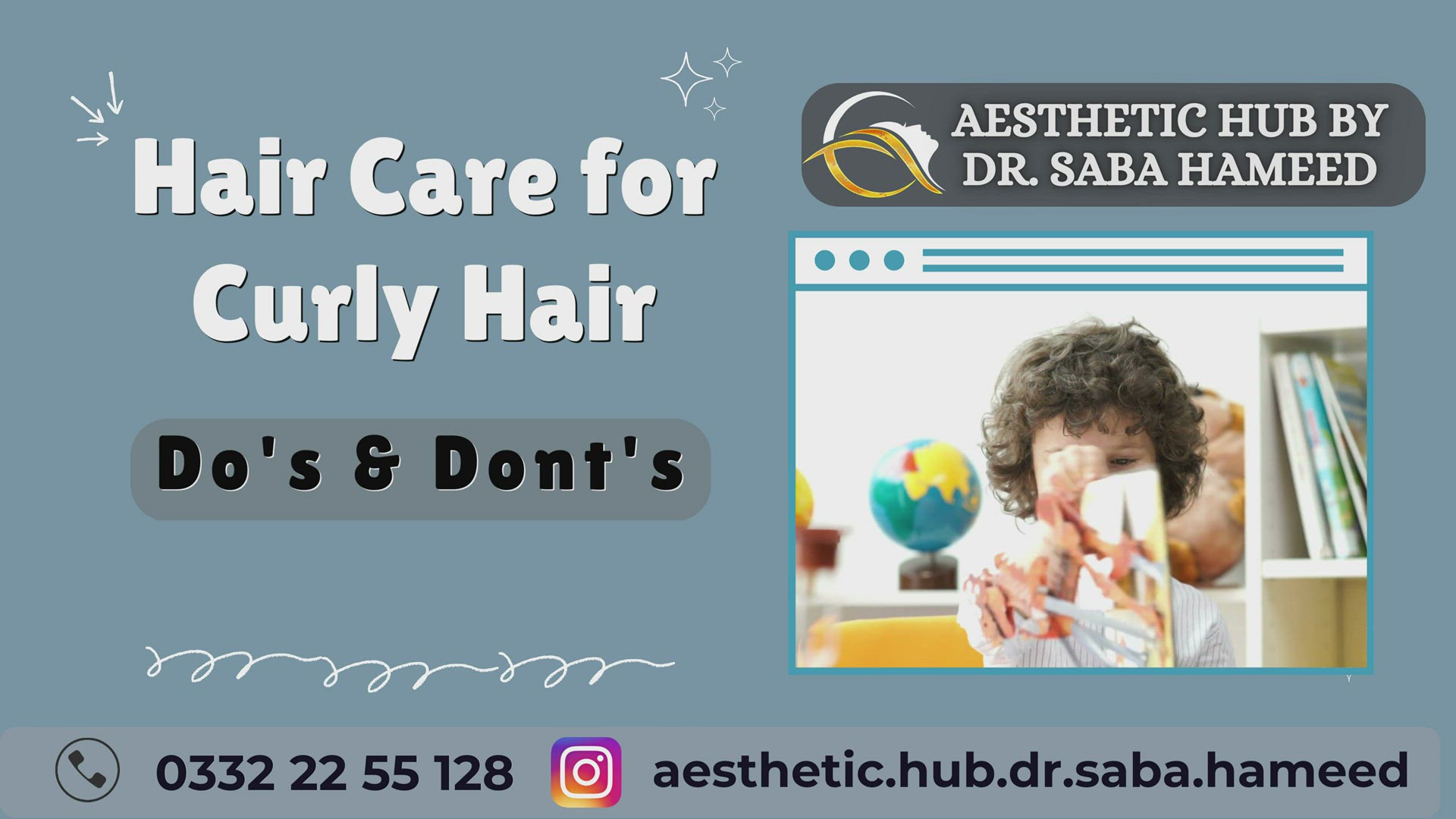 Video thumbnail for Taking care of curly hair is not easy