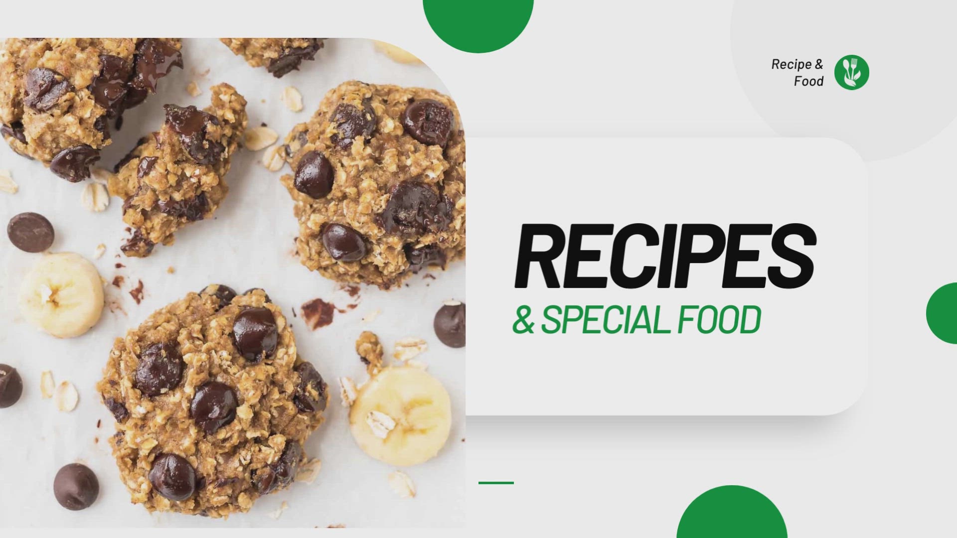 'Video thumbnail for Easy Healthy Banana-Oatmeal Snack Cookies Recipes'