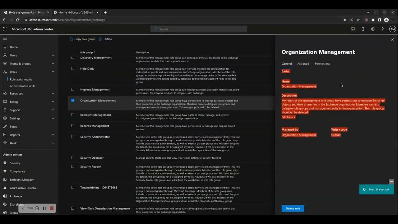'Video thumbnail for How to manage Microsoft 365 user role assignments and administrative units'