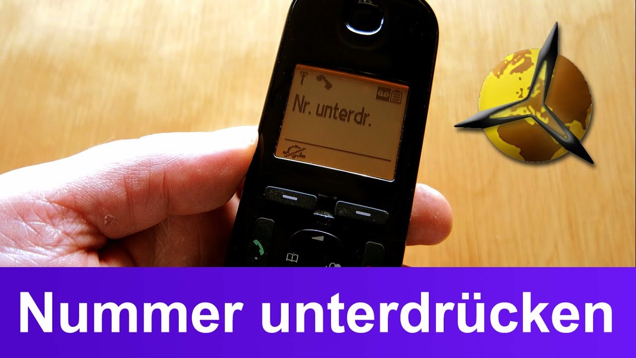 'Video thumbnail for Telefon Anzeige: Nummer / Telefonnummer unterdrücken'