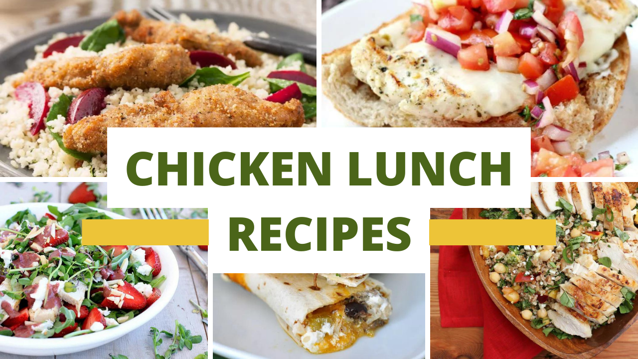 Video thumbnail for chicken lunch recipes