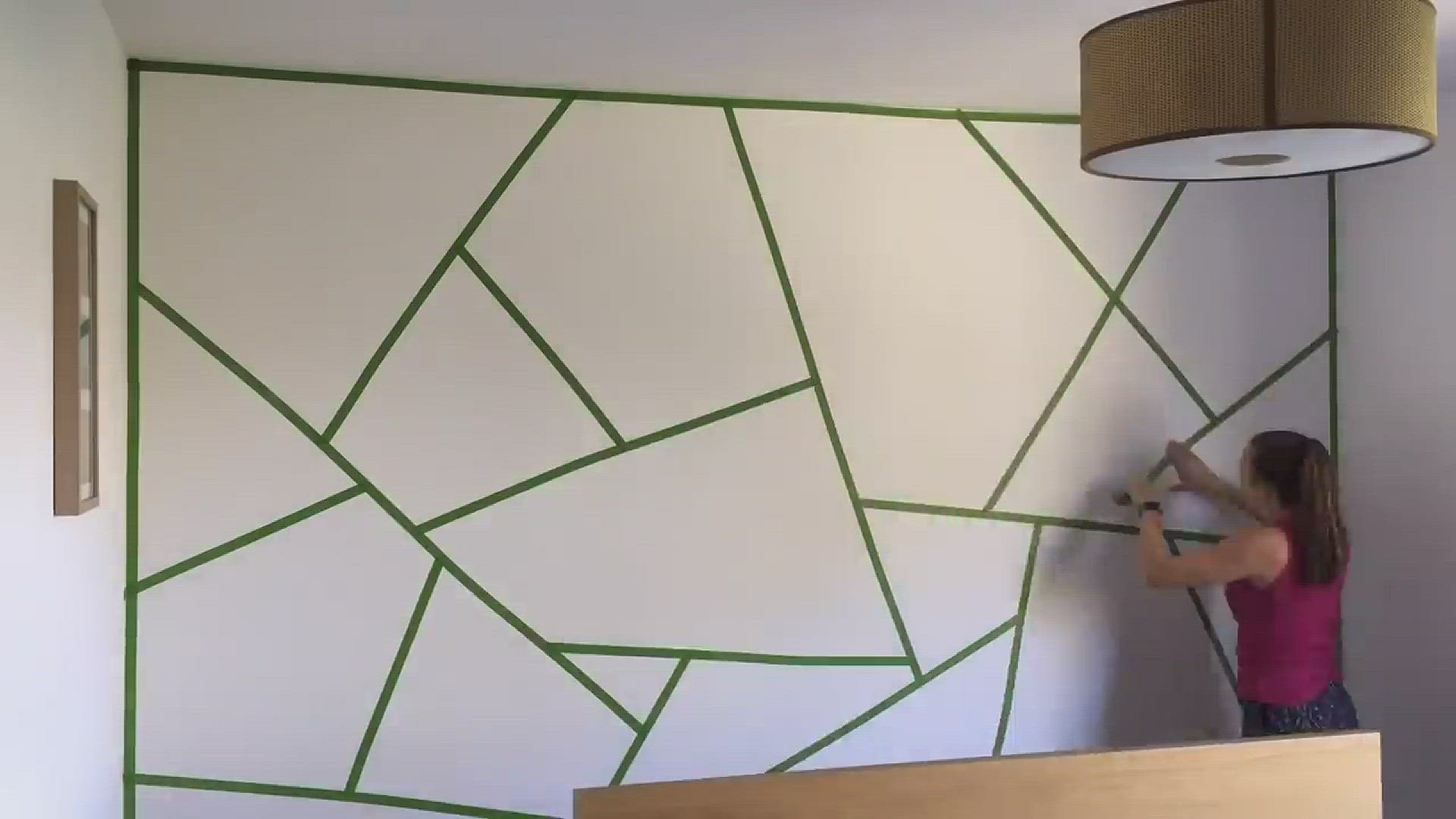'Video thumbnail for Simple Geometric Wall Design | Easy Geometric Designs To Paint'
