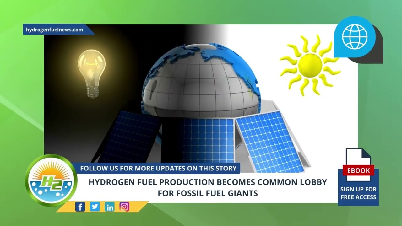 'Video thumbnail for Hydrogen fuel production becomes common lobby for fossil fuel giants'