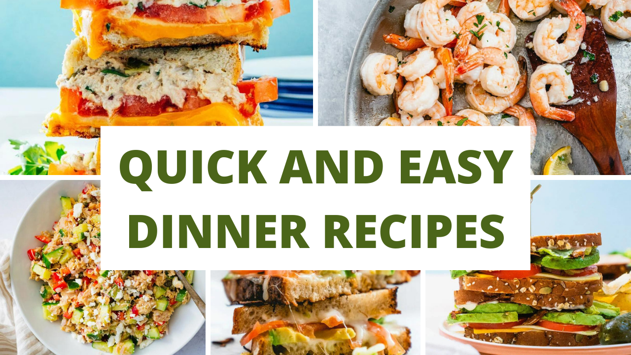 Video thumbnail for quick and easy dinner recipes