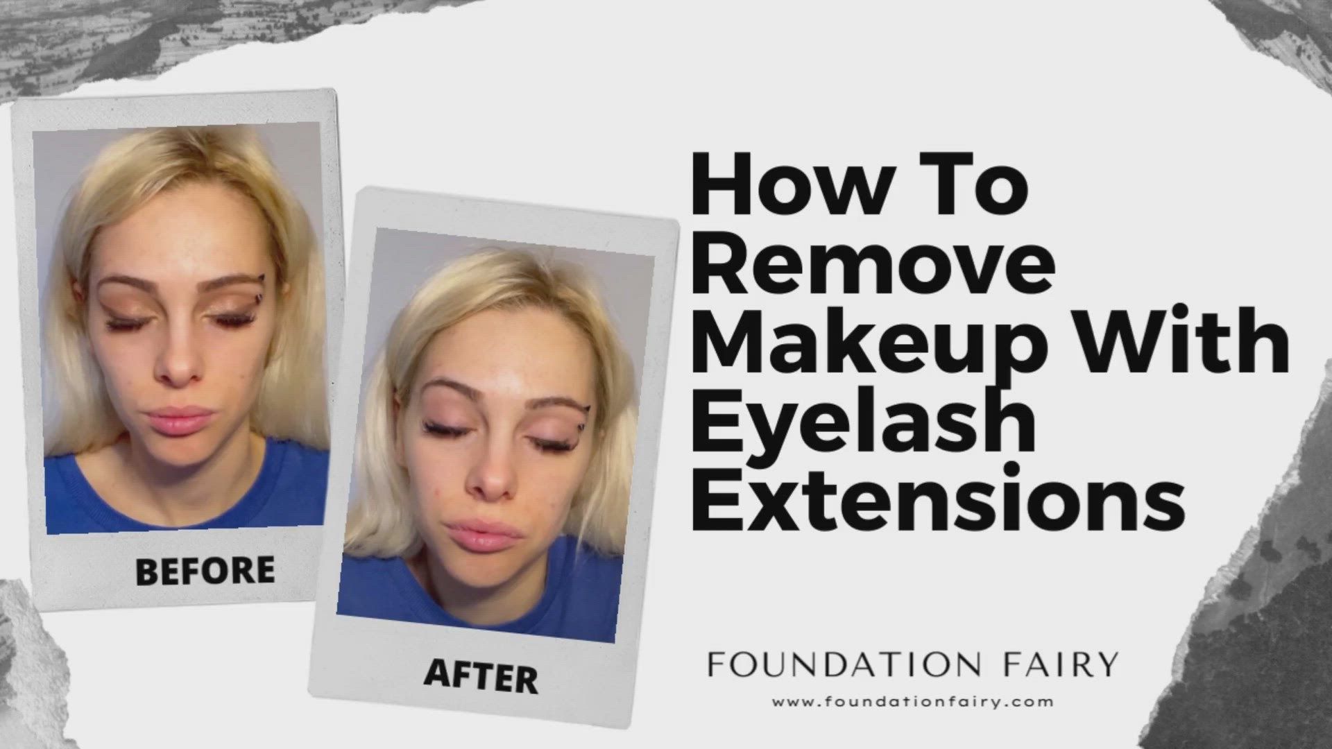 Video thumbnail for How to Remove Makeup with Eyelash Extensions