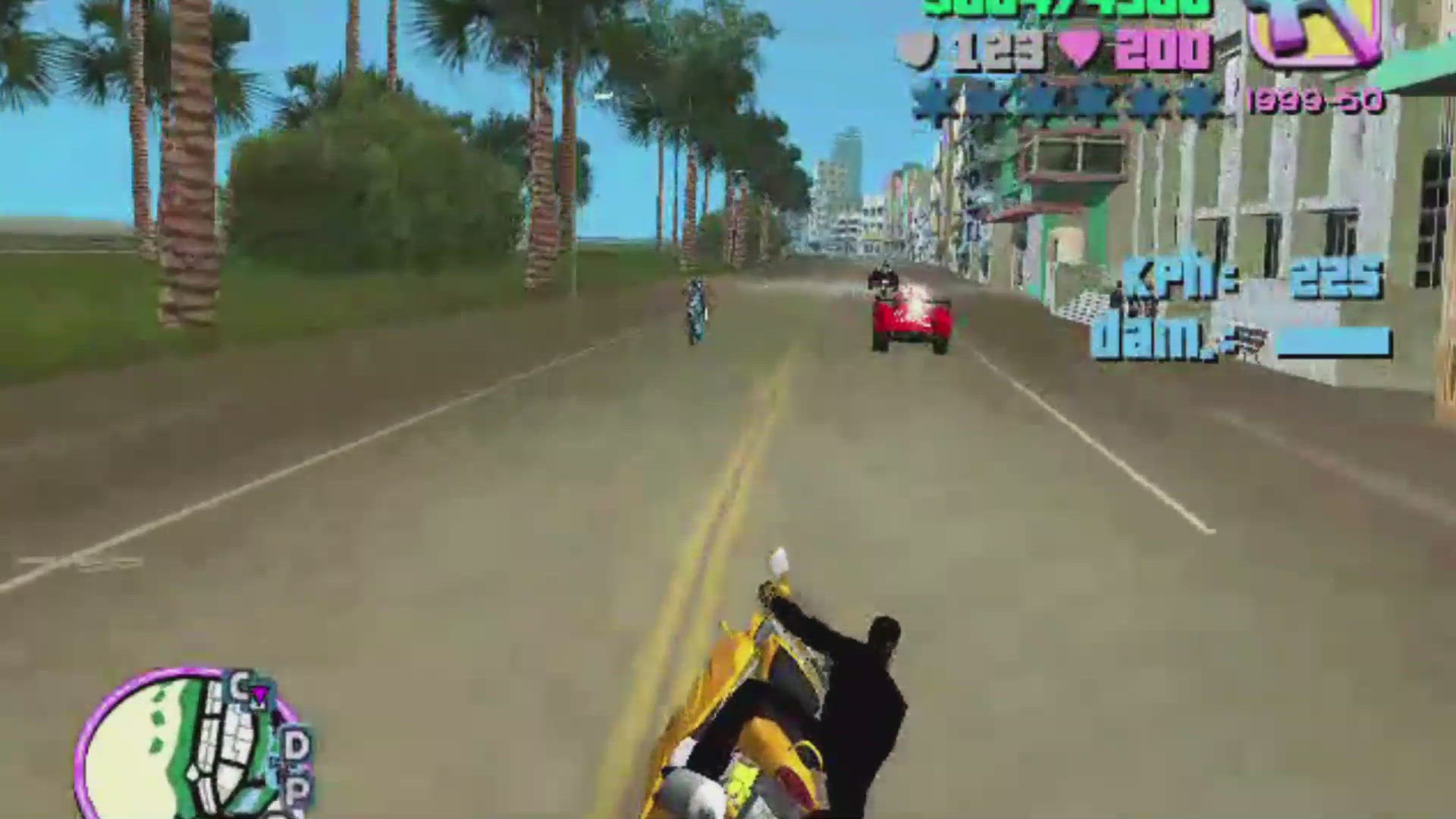 'Video thumbnail for Bike riding on GTA Vice city'