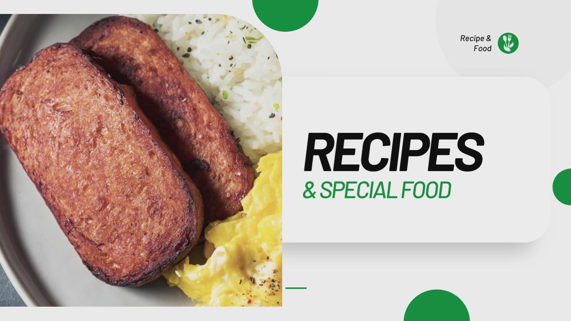 'Video thumbnail for Easy Spam Recipes'