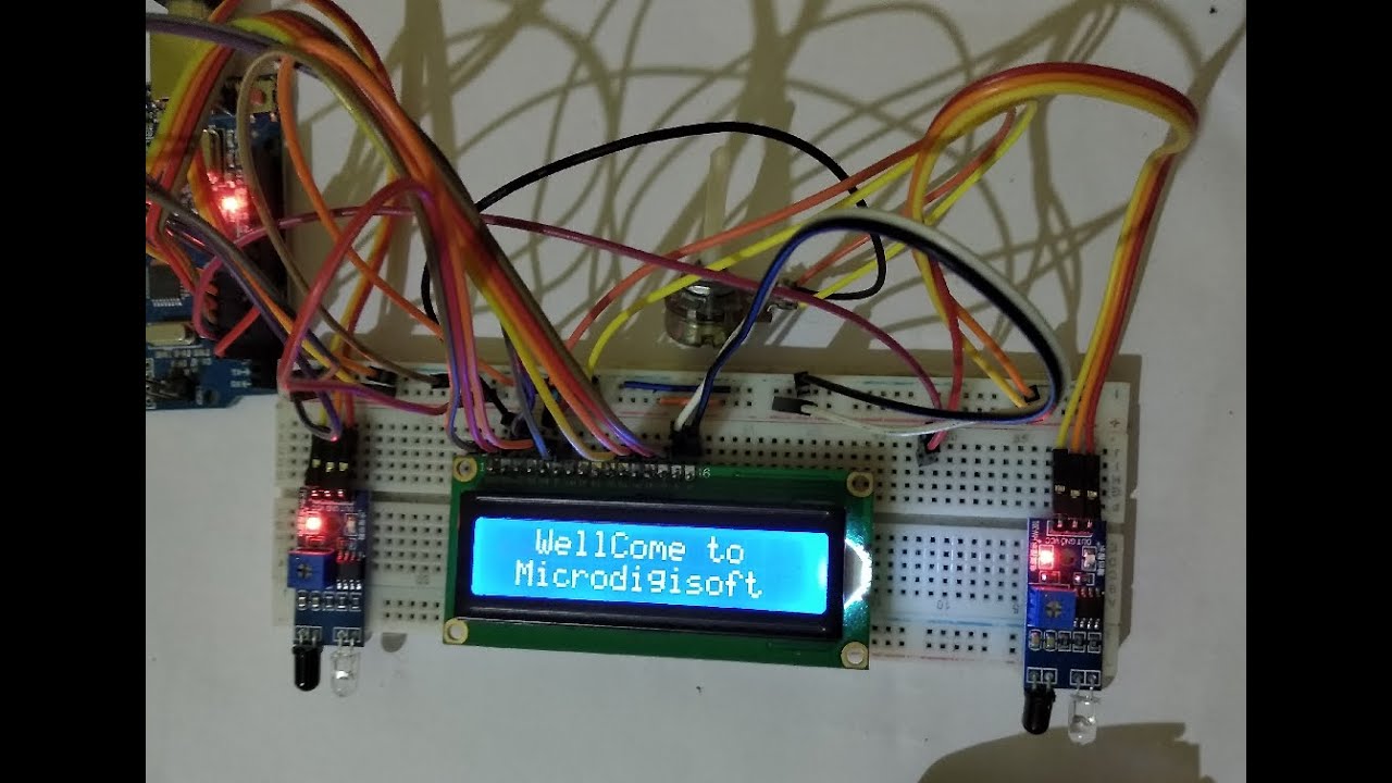 Video thumbnail for Arduino Speed Detector with IR Sensor on LCD Display