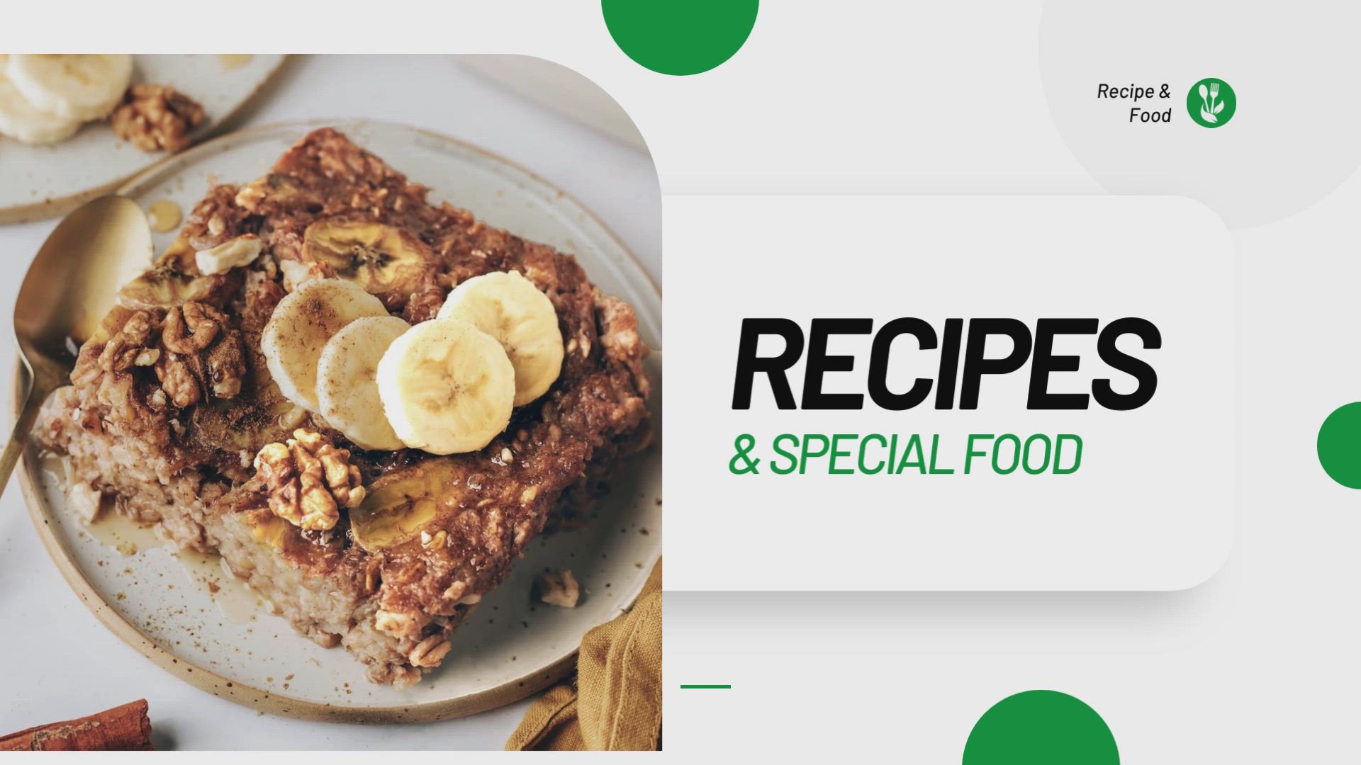 'Video thumbnail for Healthy Banana Bread Baked Oatmeal Recipes'