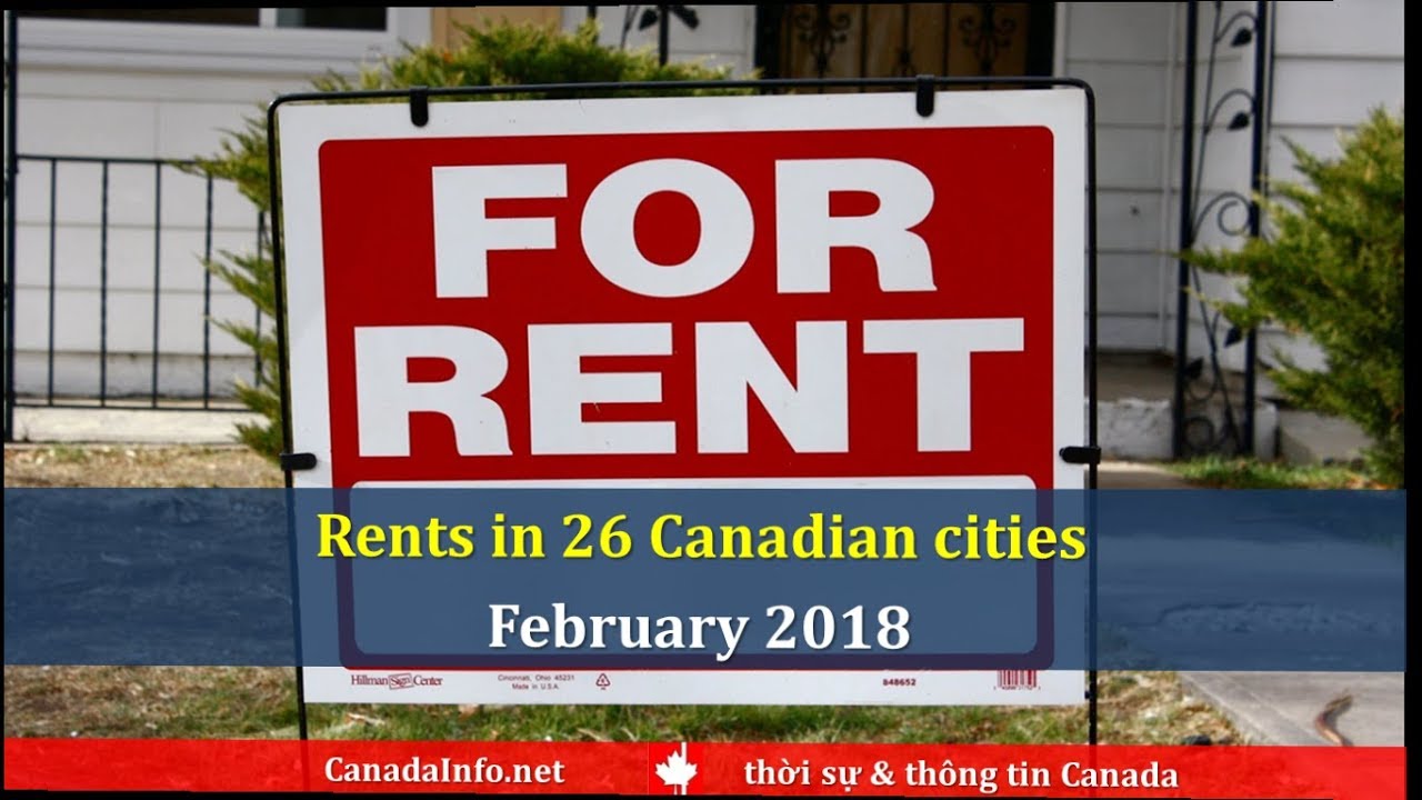 Video thumbnail for Rents in 26 Canadian cities, February 2018