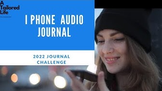 'Video thumbnail for How to iPhone Voice Journal ๐ | 1 Yr Audio Diary | Dictation | Text-to-speech | 60 second journal'