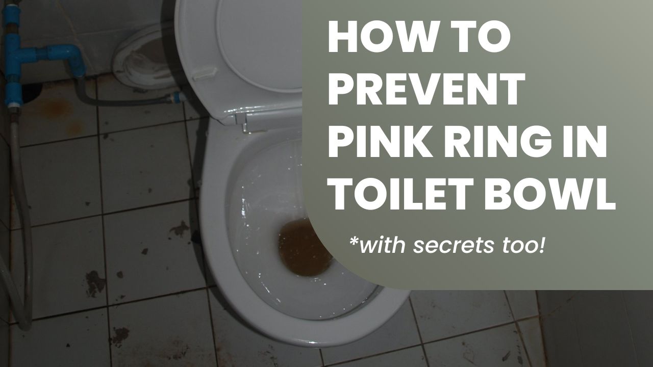 'Video thumbnail for How To Prevent Pink Ring In Toilet Bowl (Rejuvenate Its Shine)'