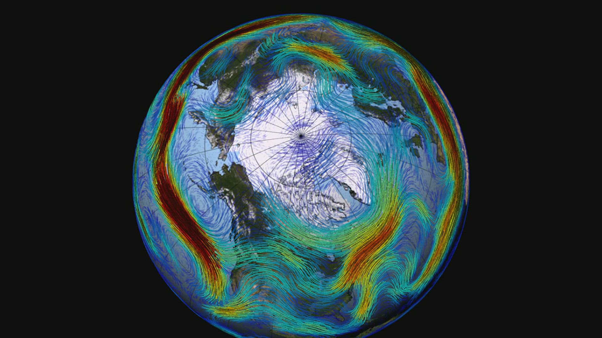 Video thumbnail for NASA Jet Stream Animation