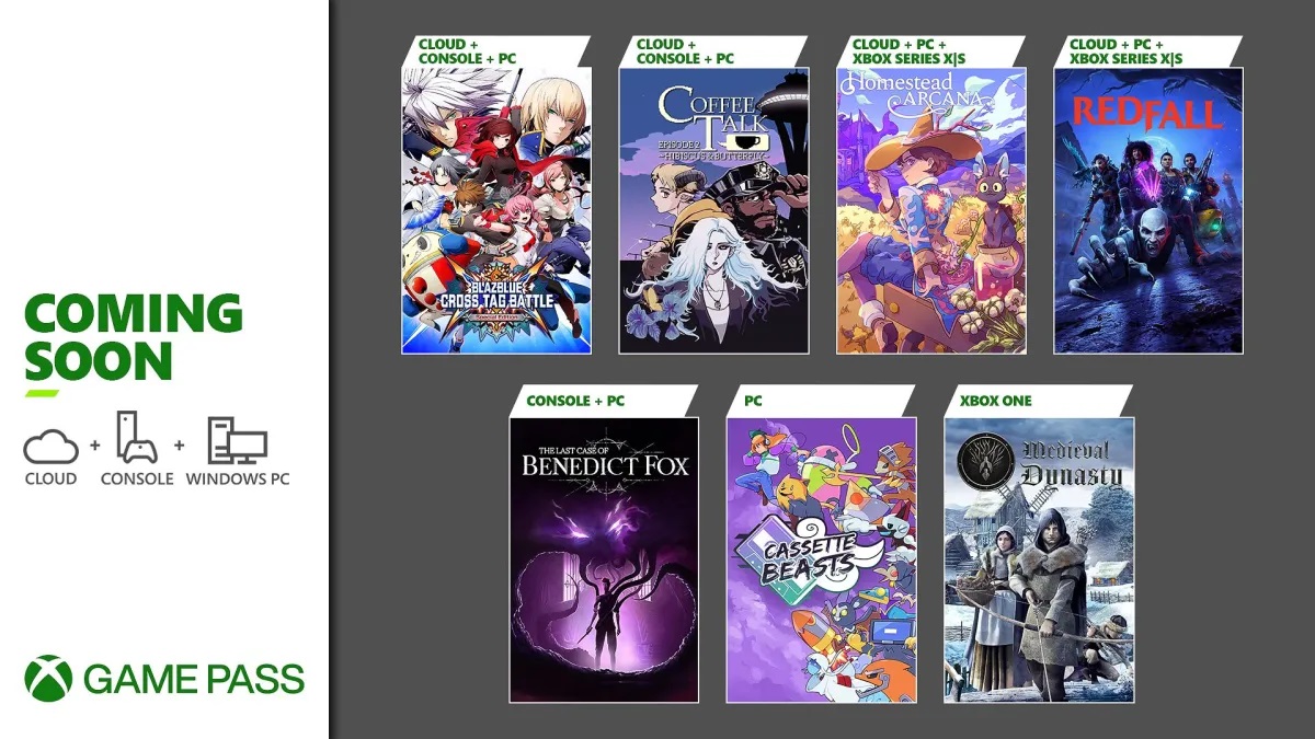'Video thumbnail for Redfall, BlazBlue: Cross Tag Battle, and more coming soon to Xbox Game Pass'