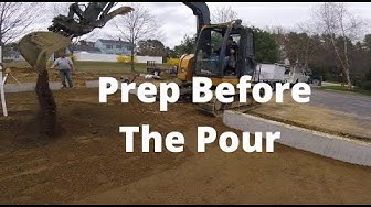 'Video thumbnail for Prep Work Before Installing A Concrete Floor (Garage Floor)'