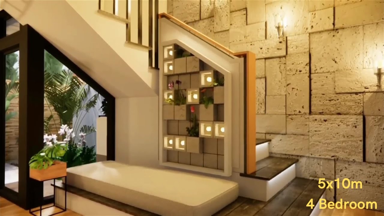 'Video thumbnail for Modern Small House Design 4 Bedroom House Ideas | Small 3 Bedroom House Plans'