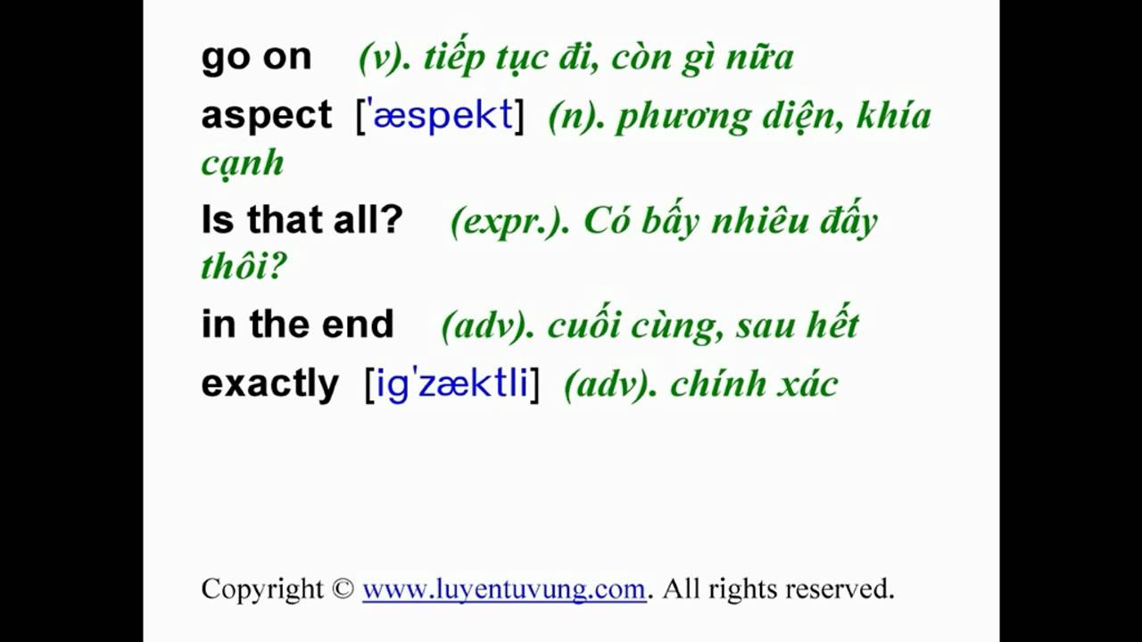 'Video thumbnail for Learn English Vocabulary - Grade 9 - Unit 04 - Lesson 01'