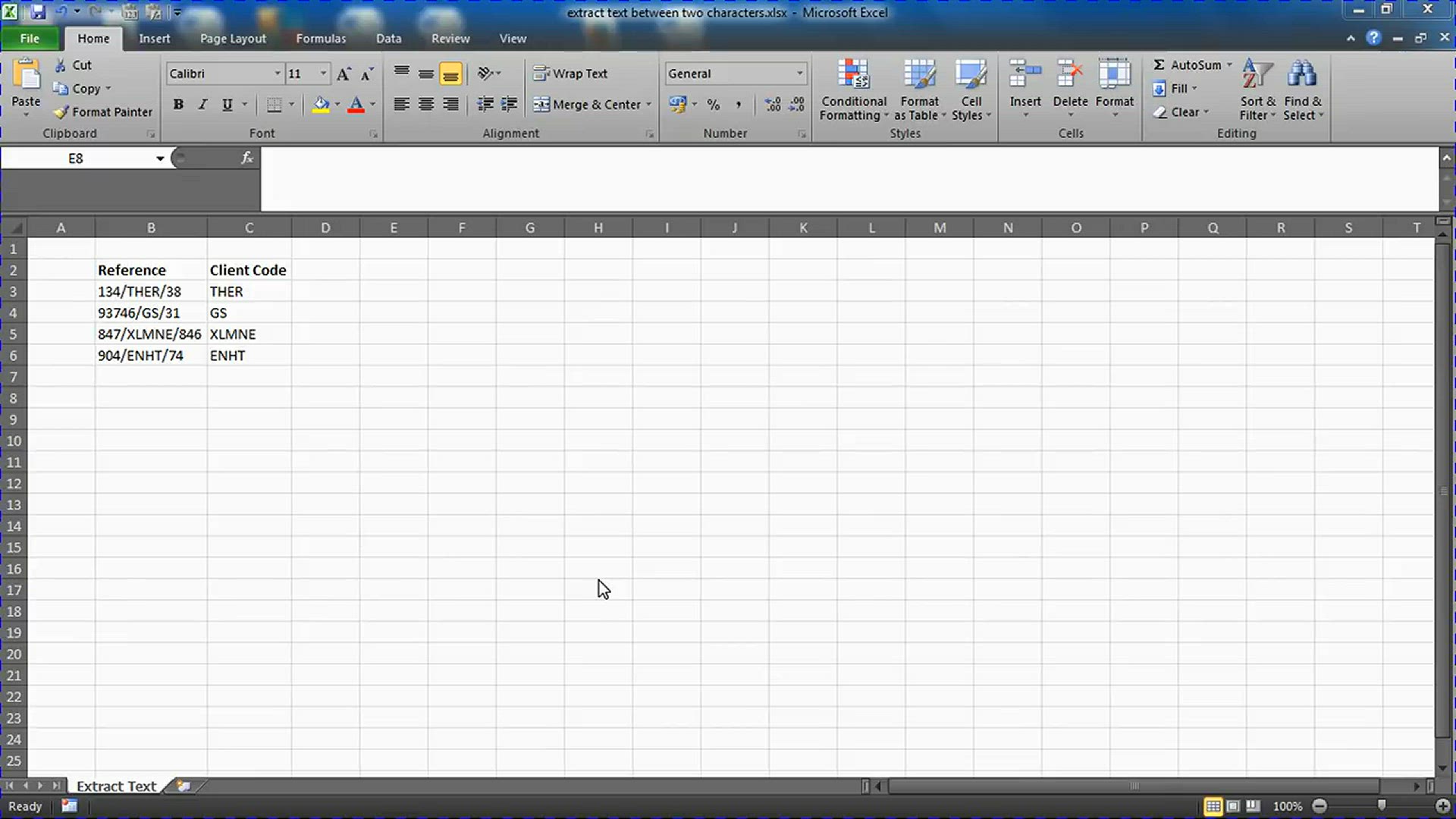 'Video thumbnail for Extract Text Between Two Characters in Excel'