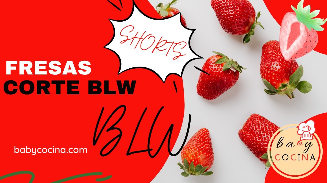 Video thumbnail for FRESAS BLW 🍓 | Cómo OFRECER | CORTE SEGURO | Baby Led Weaning | BABYCOCINA | #Shorts #Recetas #Bebés