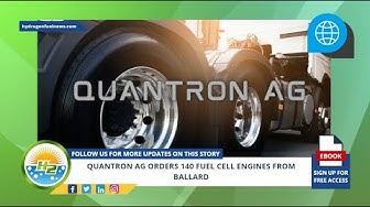 'Video thumbnail for Quantron AG orders 140 fuel cell engines from Ballard'
