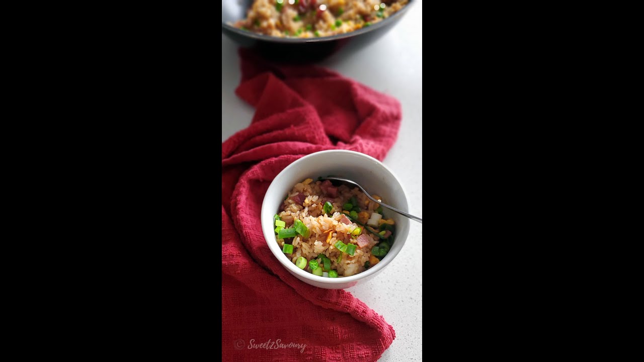 Video thumbnail for Easy Bacon & Sausage #FriedRice
