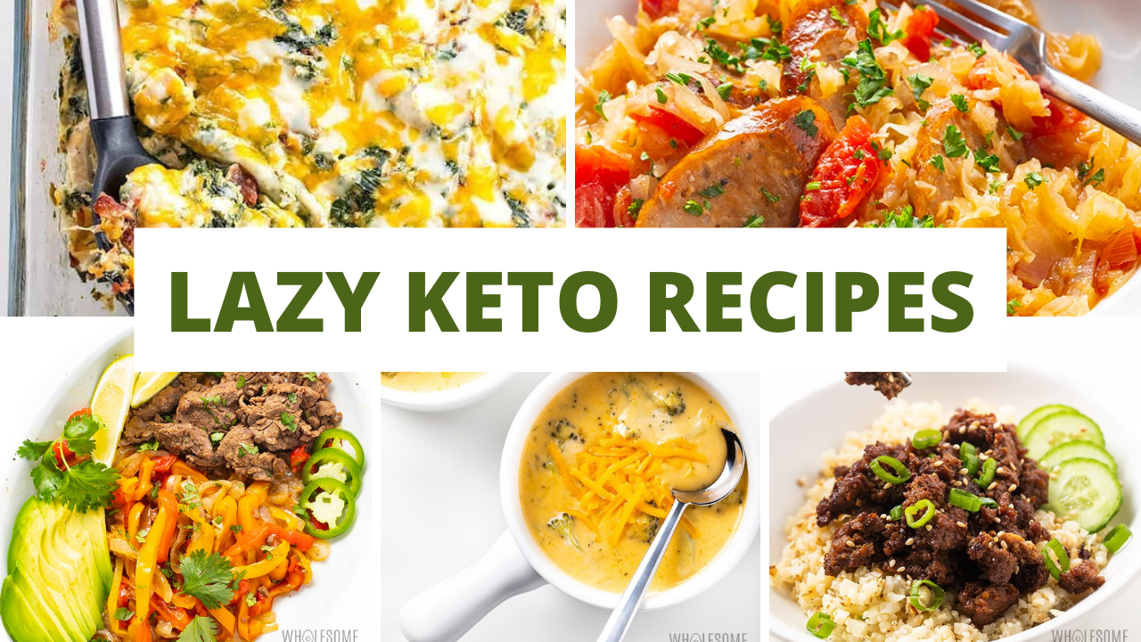 Video thumbnail for lazy keto recipes