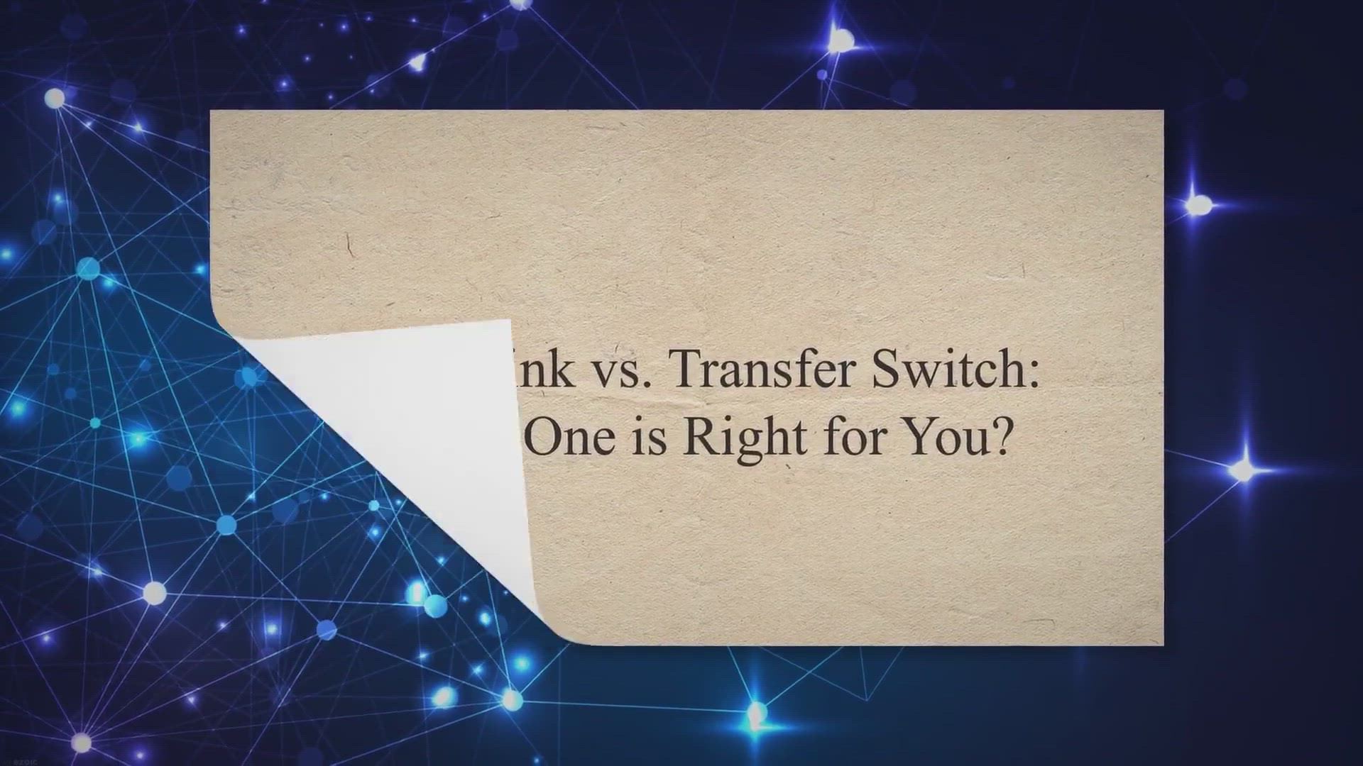 Video thumbnail for GenerLink vs. Transfer Switch: Which One is Right for You?
