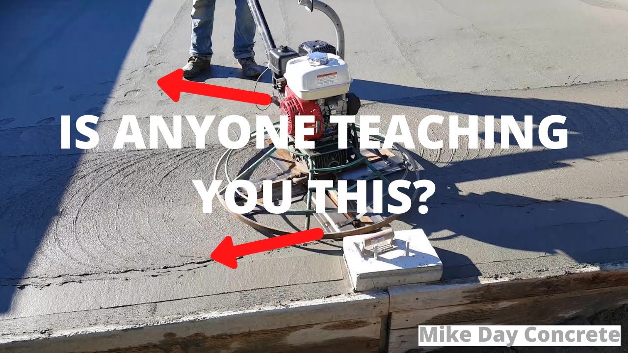 'Video thumbnail for When NOT To Start Finishing Concrete (How To Know It's Too Early)'