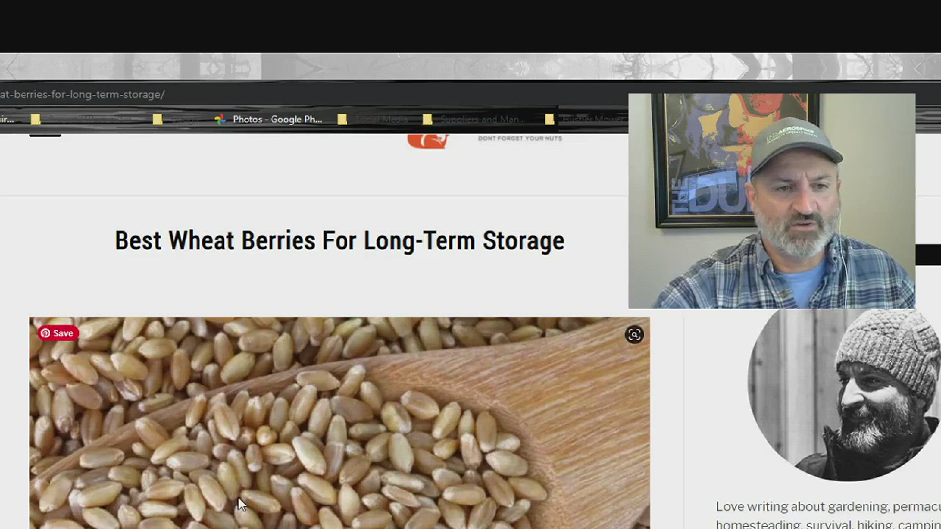 'Video thumbnail for Wheat Berries In Long Term Storage'