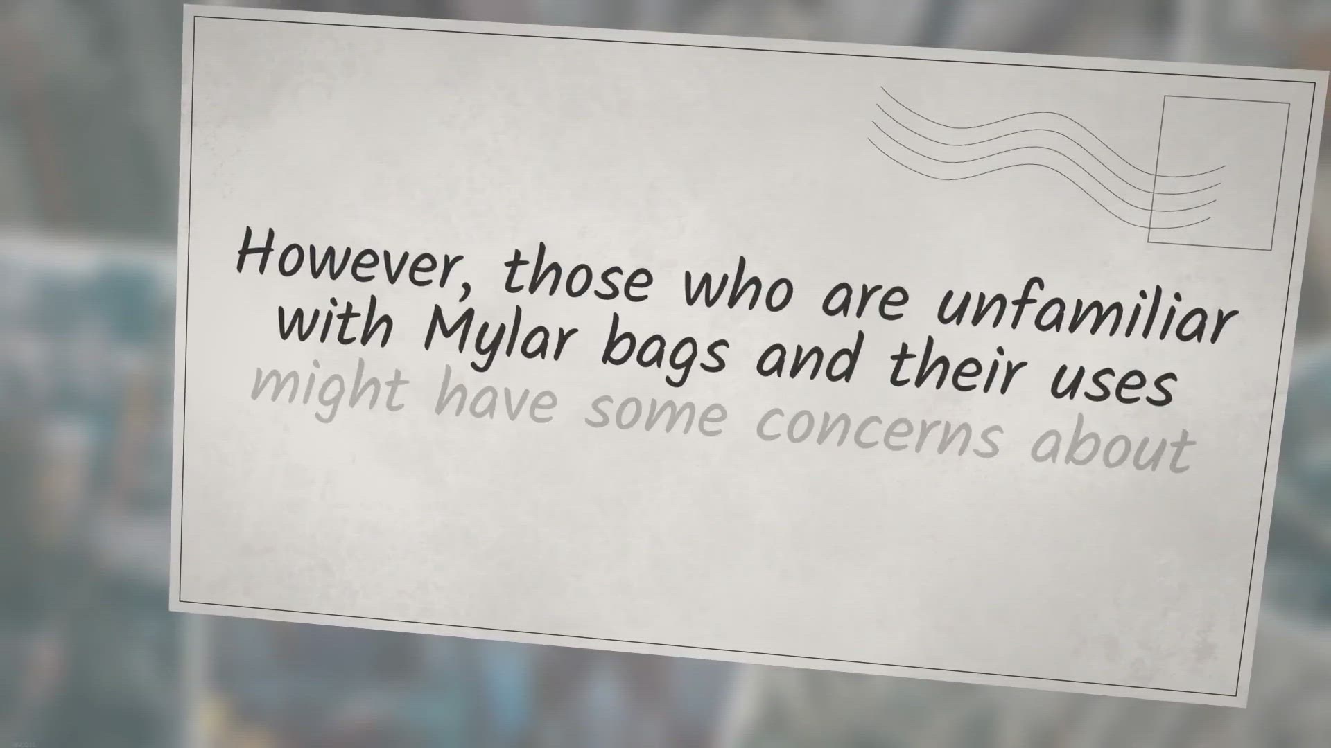 Video thumbnail for Do Mylar Bags Leak Chemicals?