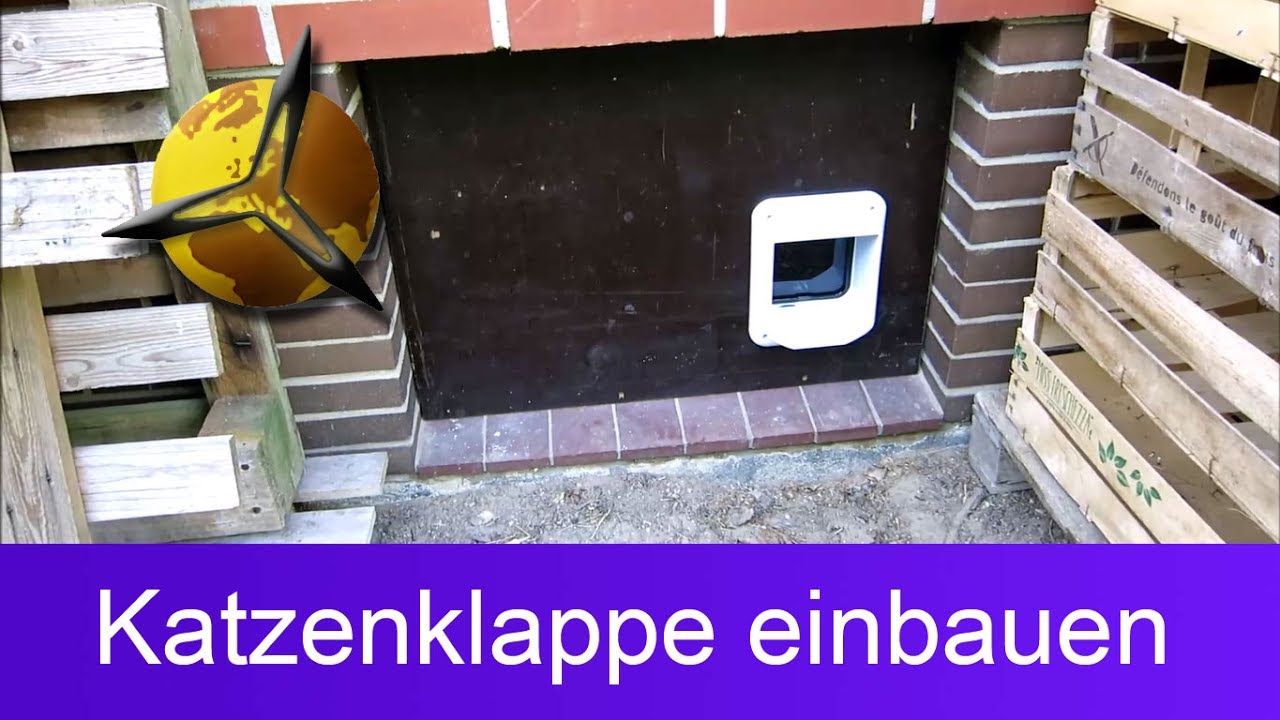 'Video thumbnail for Katzenklappe im Kellerfenster selber einbauen'