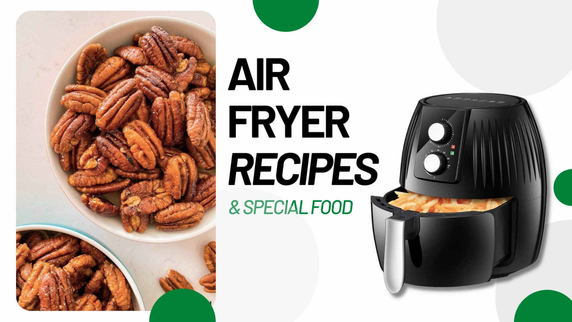 'Video thumbnail for Summer Air Fryer Recipes - Sugared Pecans'