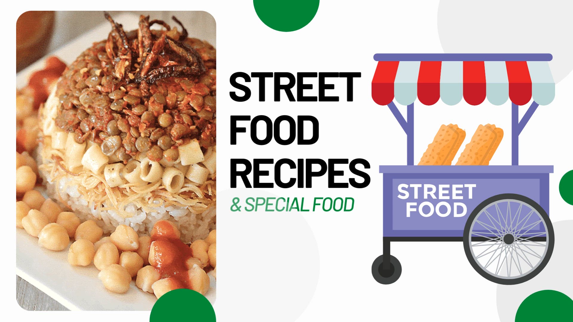 'Video thumbnail for Street Food Recipes - Egyptian Koshari'