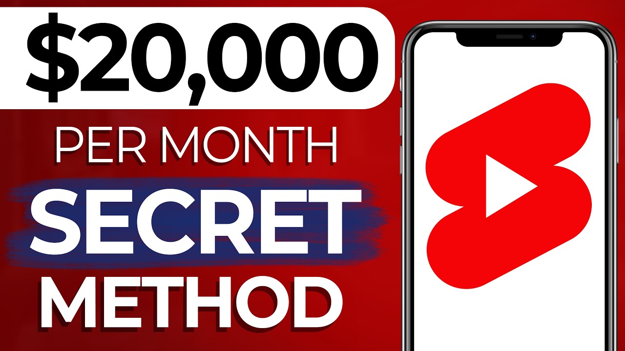 'Video thumbnail for Secret $20,000/Month YouTube Shorts Method Without Making Videos or Showing Face'