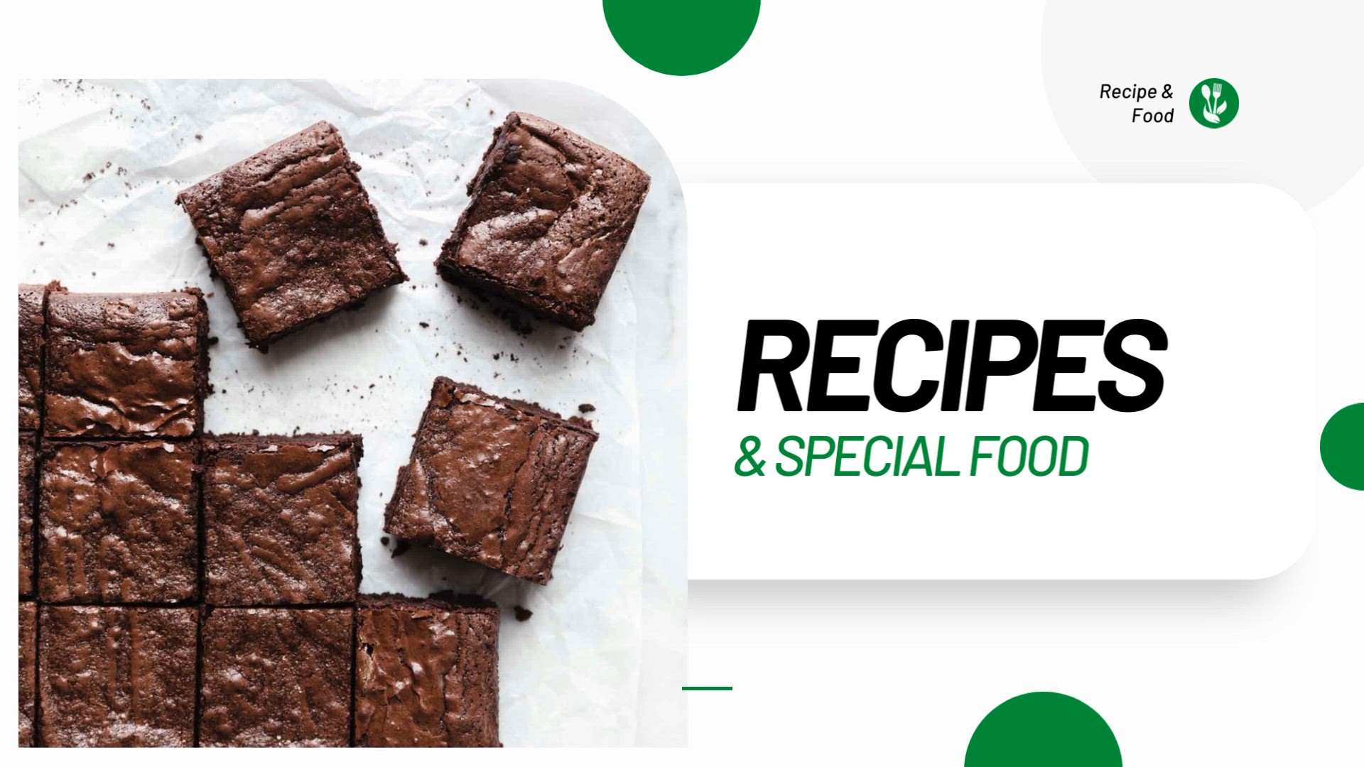 'Video thumbnail for Brownies Recipe'